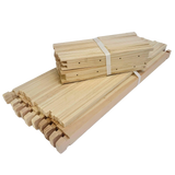 Deep 9 1/8 Inch Langstroth Frame, Wedged Top / Split Bottom with Holes