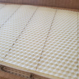 Deep Beeswax Foundation - Wired With Hooks - 8 3/8-inch