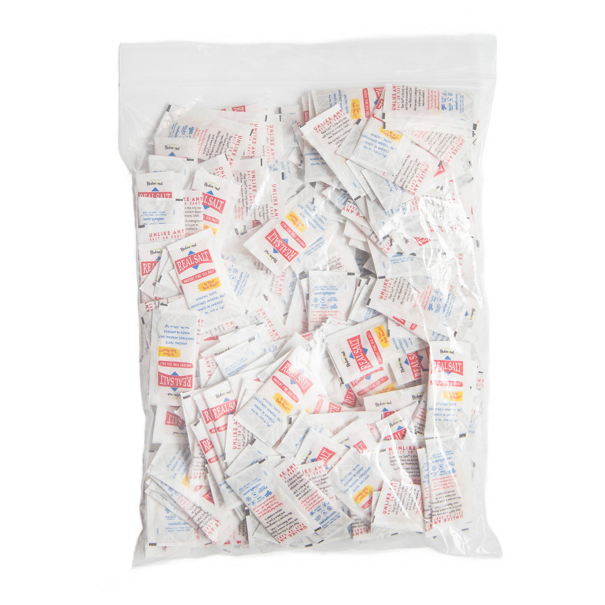 Real Salt Fine Single Serve Packet / 500 ct