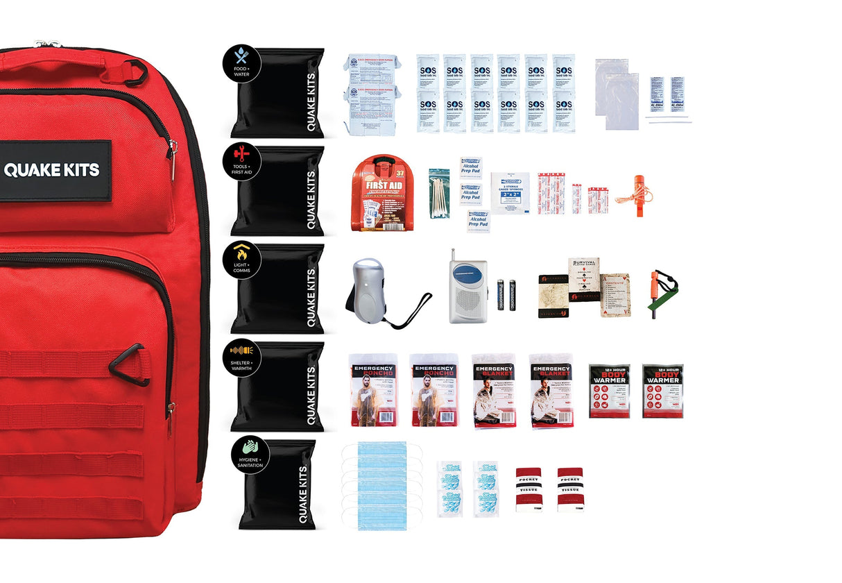 Prepared Survival Kit -  Emergency & Disaster Go Bag