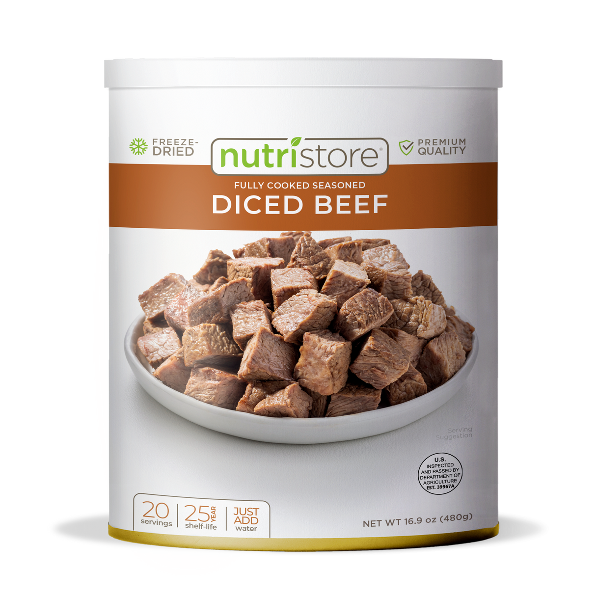 Beef Dices Freeze Dried - #10 Can