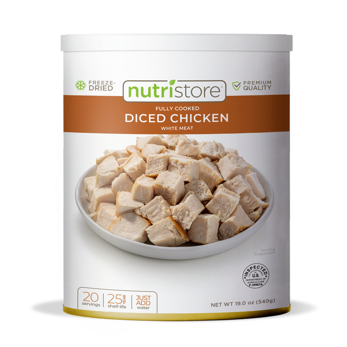 Chicken Dices Freeze Dried - #10 Can