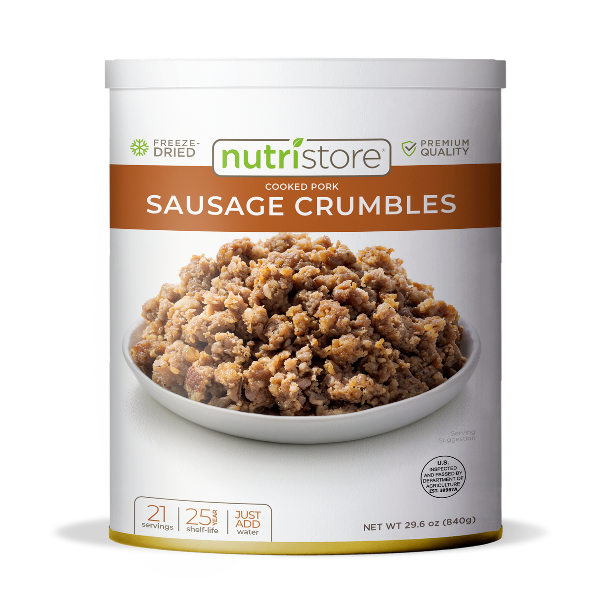 Sausage Crumbles Freeze Dried - #10 Can