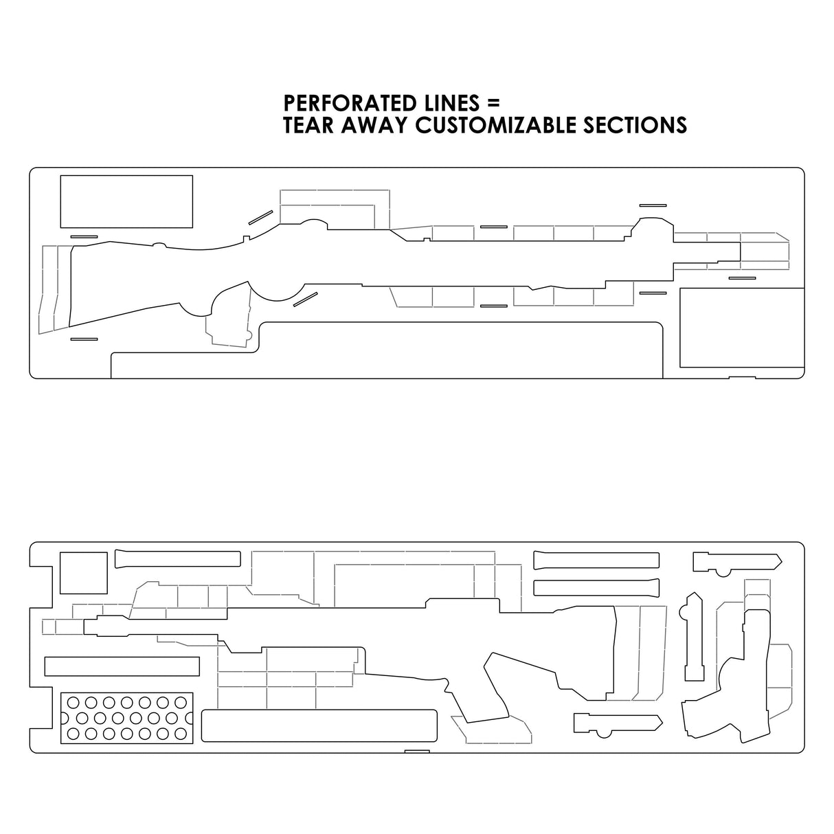 55" 3 Gun Case #818