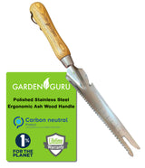 Stainless Steel 5-in-1 Weeder Trowel (classic wood handle)
