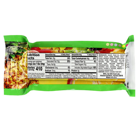 Millennium Energy Bar Tropical Fruit 400 Calories