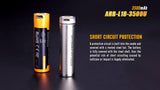 Fenix ARB-L18-3500U USB Rechargeable Li-ion 18650 Battery