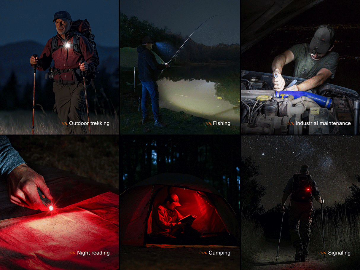 Fenix SW05R Multipurpose Clip-On Light with Red or UV Output