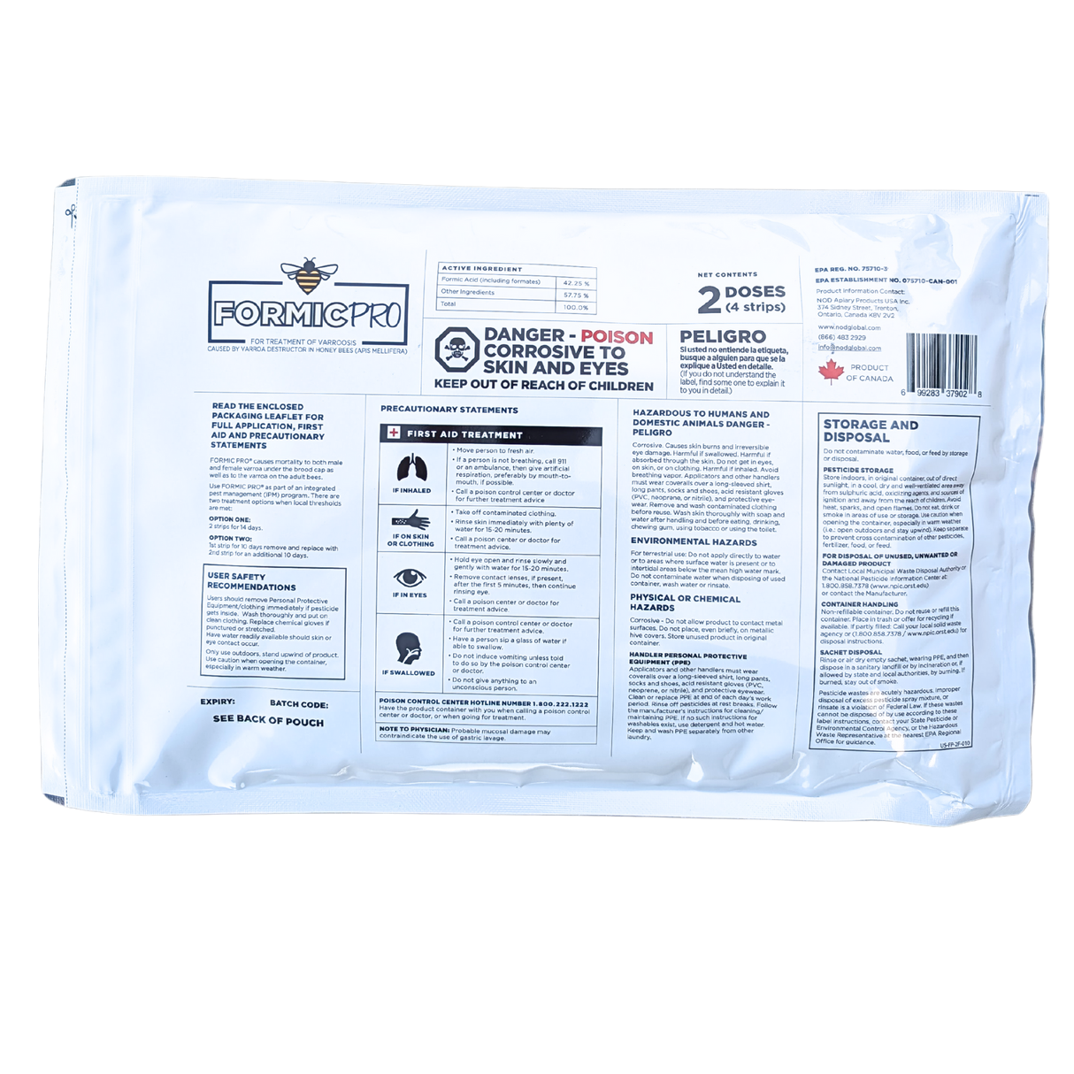 Formic Pro Varroa Mite Treatment
