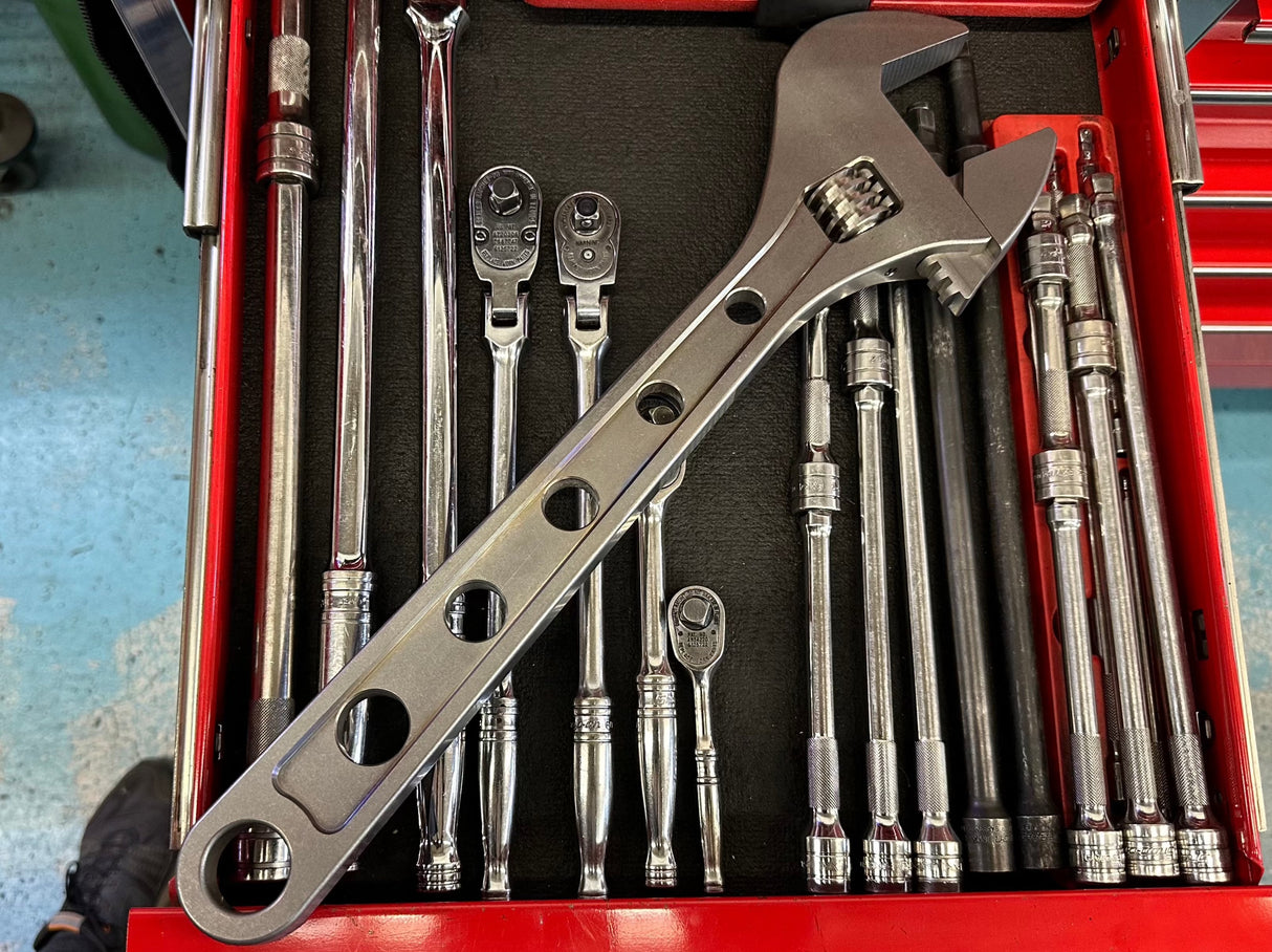 18 Inch - Titanium Adjustable Wrench - ( NSN Pending )  ( Worlds Largest ) - 🚨 In Stock! 🚨