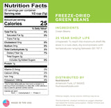 Green Beans Freeze Dried - #10 Can