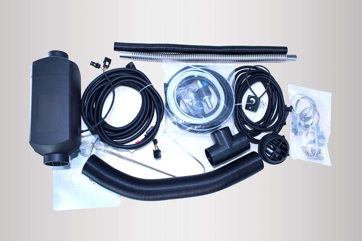 HLN Bluetooth 4kW PRO Air Diesel Heater 12v -40F, Vehicle Original Equipment; Installation Kits Included