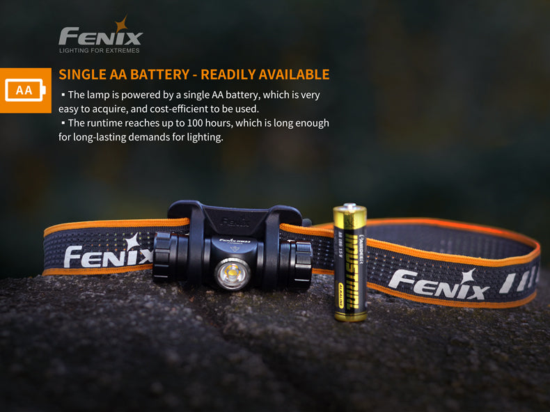 Fenix HM23 Compact Hiking and Running Headlamp - Discontinued