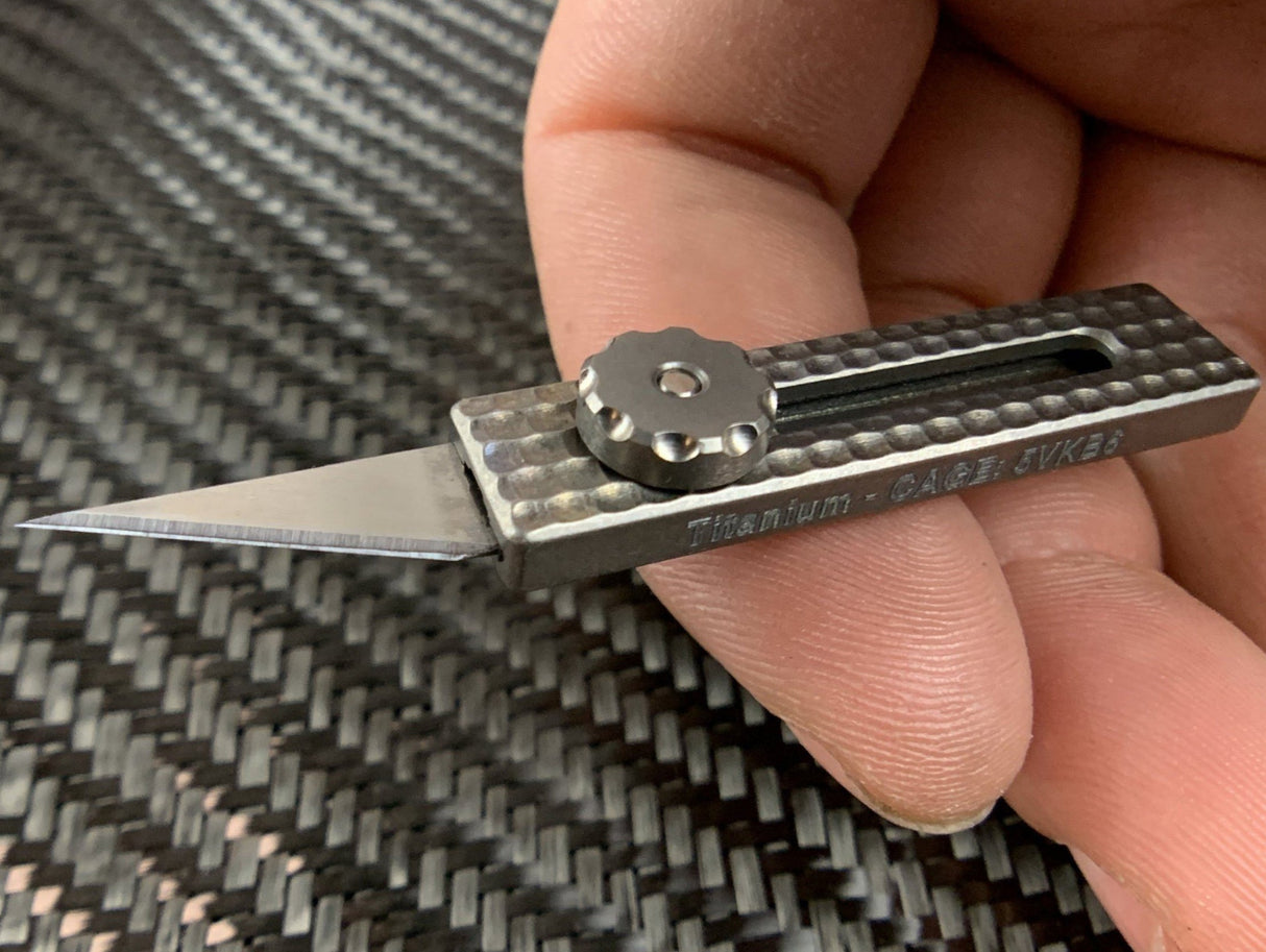 Slide Lock Titanium Craft Knife ( 2.0 / 2025 )