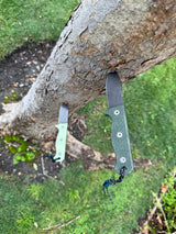 Compact R4A Slim - Ready 4 Action Knife / D2 Fixed Blade ( MICARTA Scales ) 🔥 New 🔥