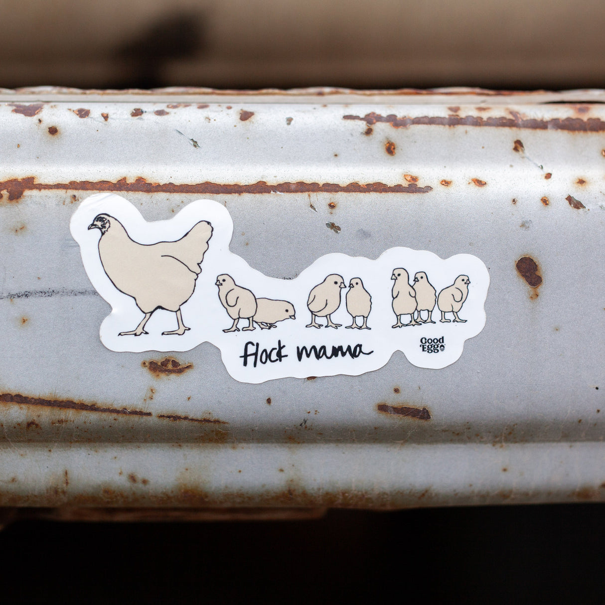 "Flock Mama & Chicks" Sticker