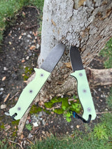 Compact R4A Slim- Ready 4 Action Knife / D2 Fixed Blade ( UGM GLOW Scales ) 🔥 New 🔥