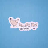 "Flock Mama & Chicks" Sticker