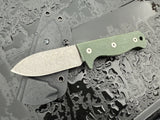 Compact R4A Slim - Ready 4 Action Knife / D2 Fixed Blade ( MICARTA Scales ) 🔥 New 🔥