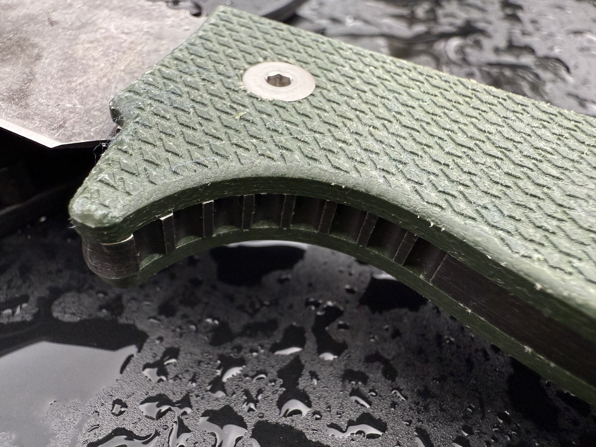 Compact R4A Slim - Ready 4 Action Knife / D2 Fixed Blade ( MICARTA Scales ) 🔥 New 🔥