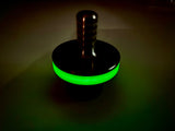 Tip Top Extreme - Tungsten / Titanium / UGM Glow - Spinning Top + Delrin Stand by Maratac®