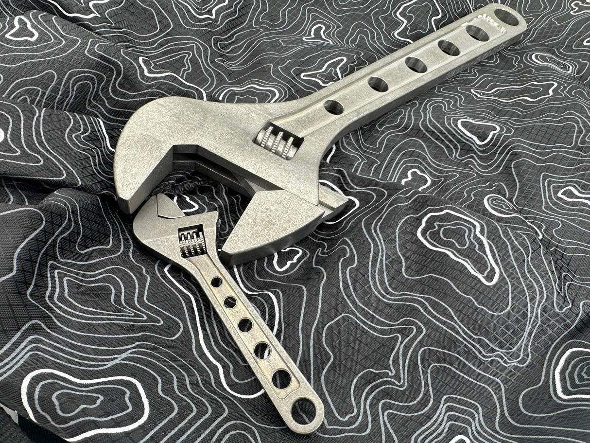 12 Inch  - Titanium Adjustable Wrench - ( NSN Pending ) ( New 2025 Small Batch )