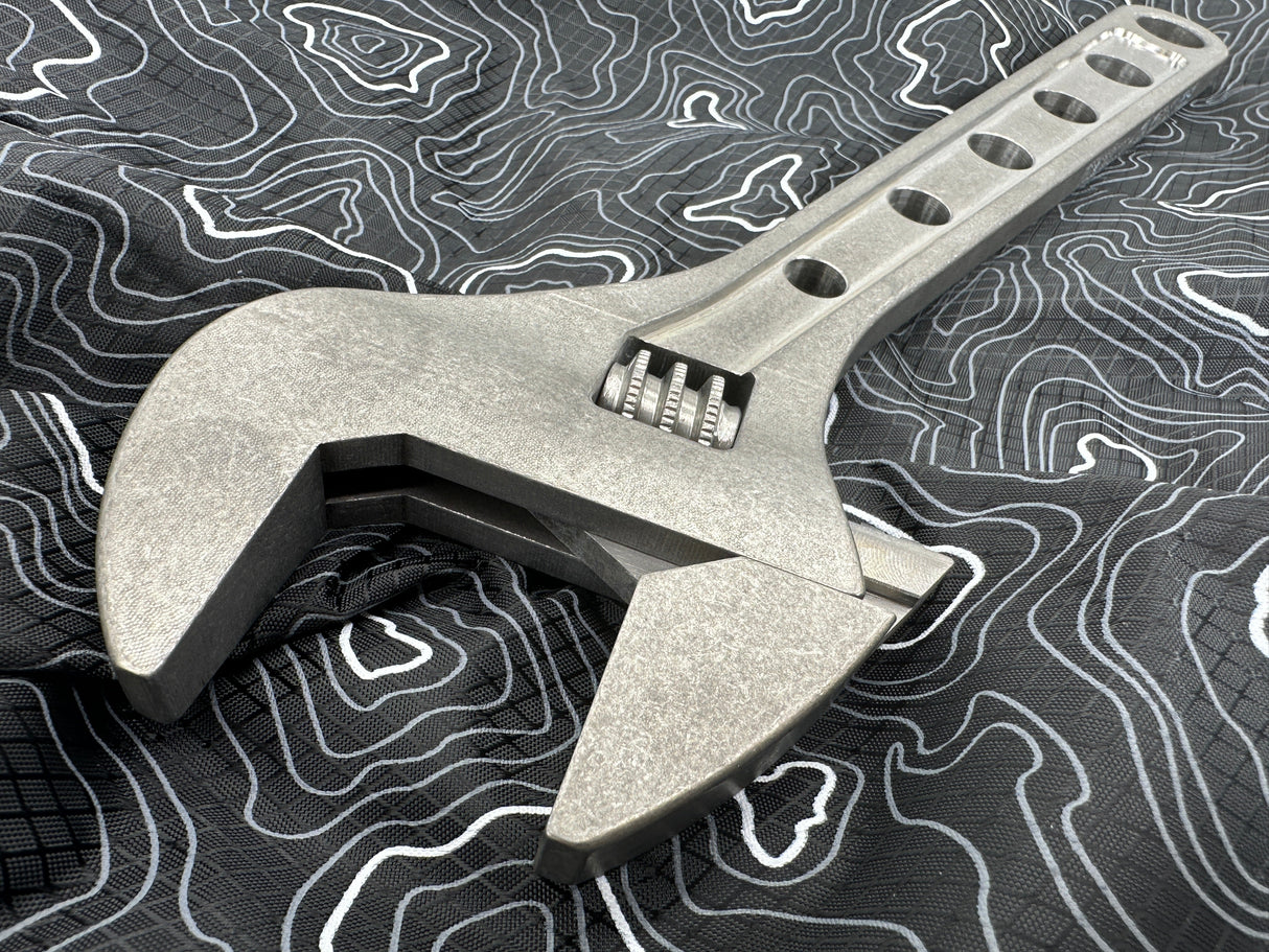 12 Inch  - Titanium Adjustable Wrench - ( NSN Pending ) ( New 2025 Small Batch )