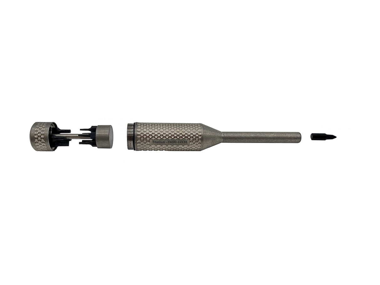 Titanium Aviation Multi-Bit Screwdriver - Gen 2 ( Final Small Batch )