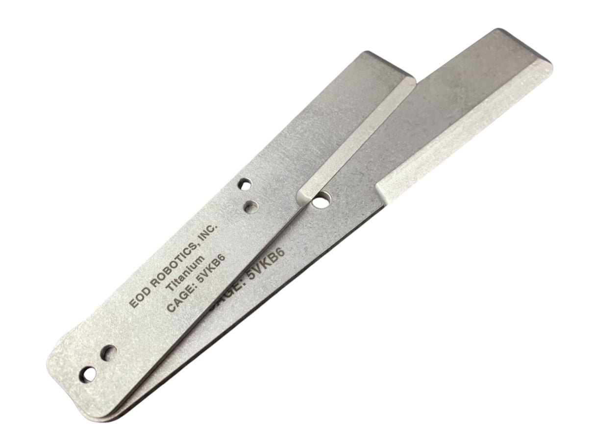 Tumbled Titanium EOD Robotics Breacher Bar ( 2 Sizes )