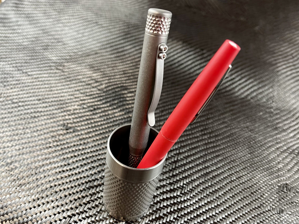 Big Shot - Machined Titanium 2 Oz Glass