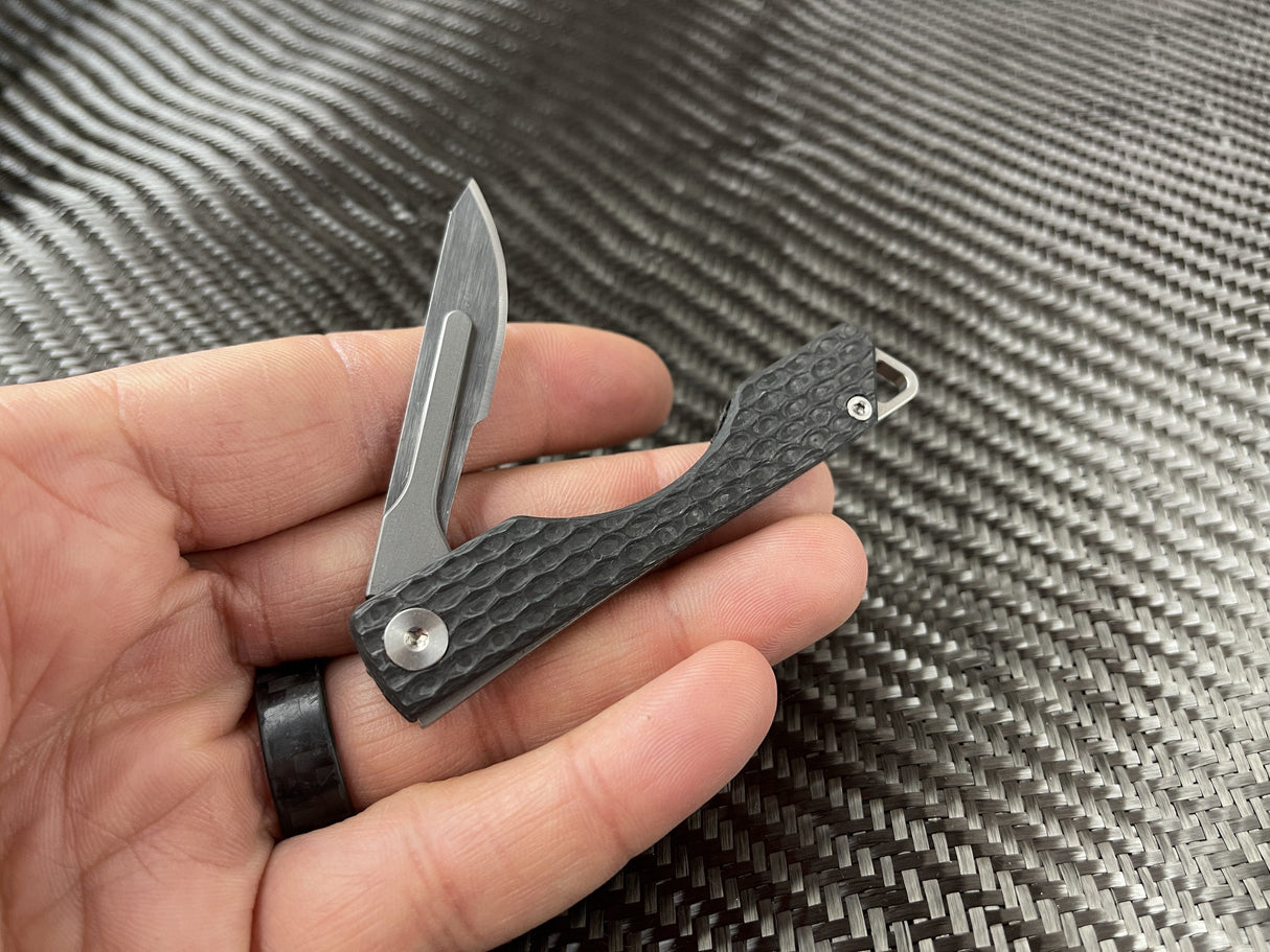 Carbon Fiber Folding Craft Scalpel Knife