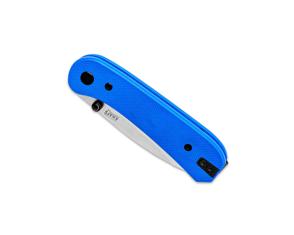 Lander 1 Pocket Knife - Blue G10 - D2