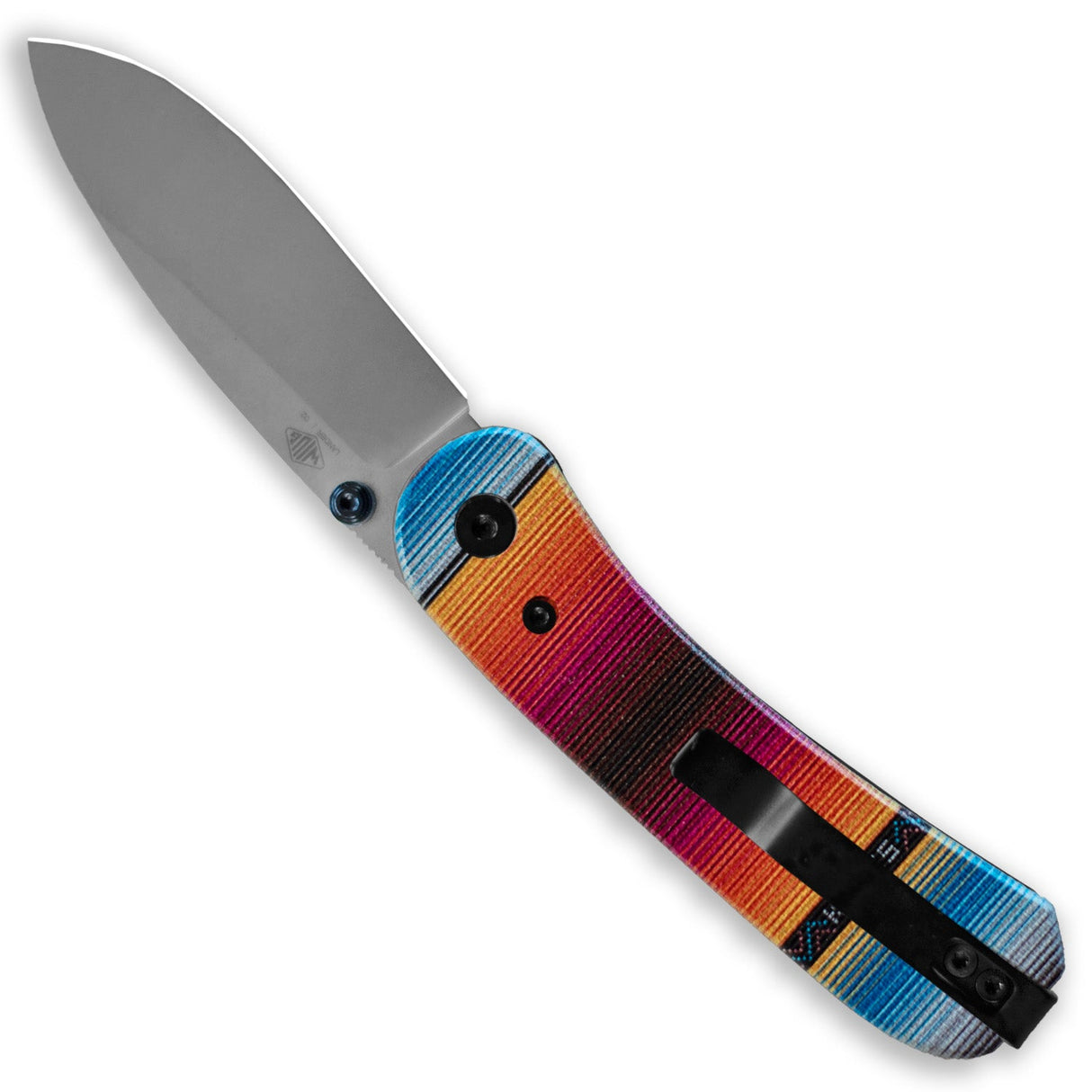 Lander 1 Knife Scales - Mexican Blanket G10