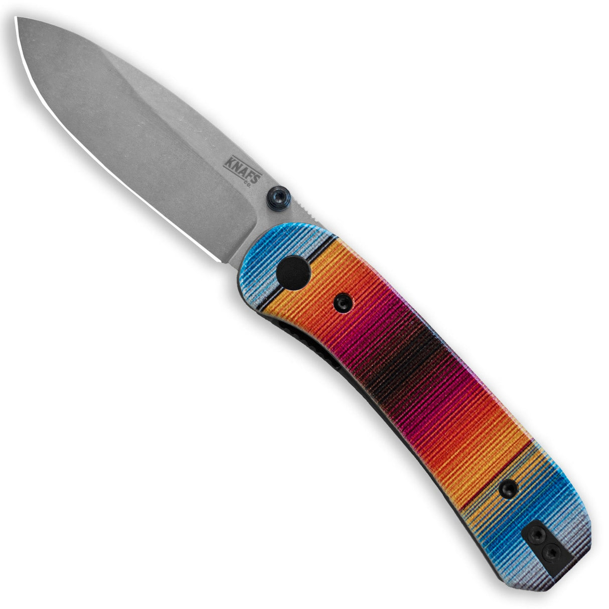 Lander 1 Knife Scales - Mexican Blanket G10