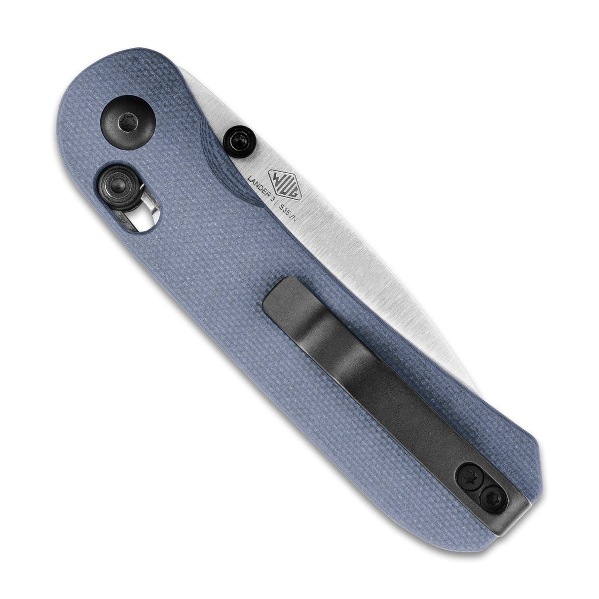 Lander 3 Pocket Knife - Horizon Blue G10 - Clutch Lock