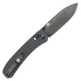 Lander 2 Knife Scales - Aluminum Solar Flare - Black