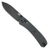 Lander 2 Knife Scales - Aluminum Solar Flare - Black