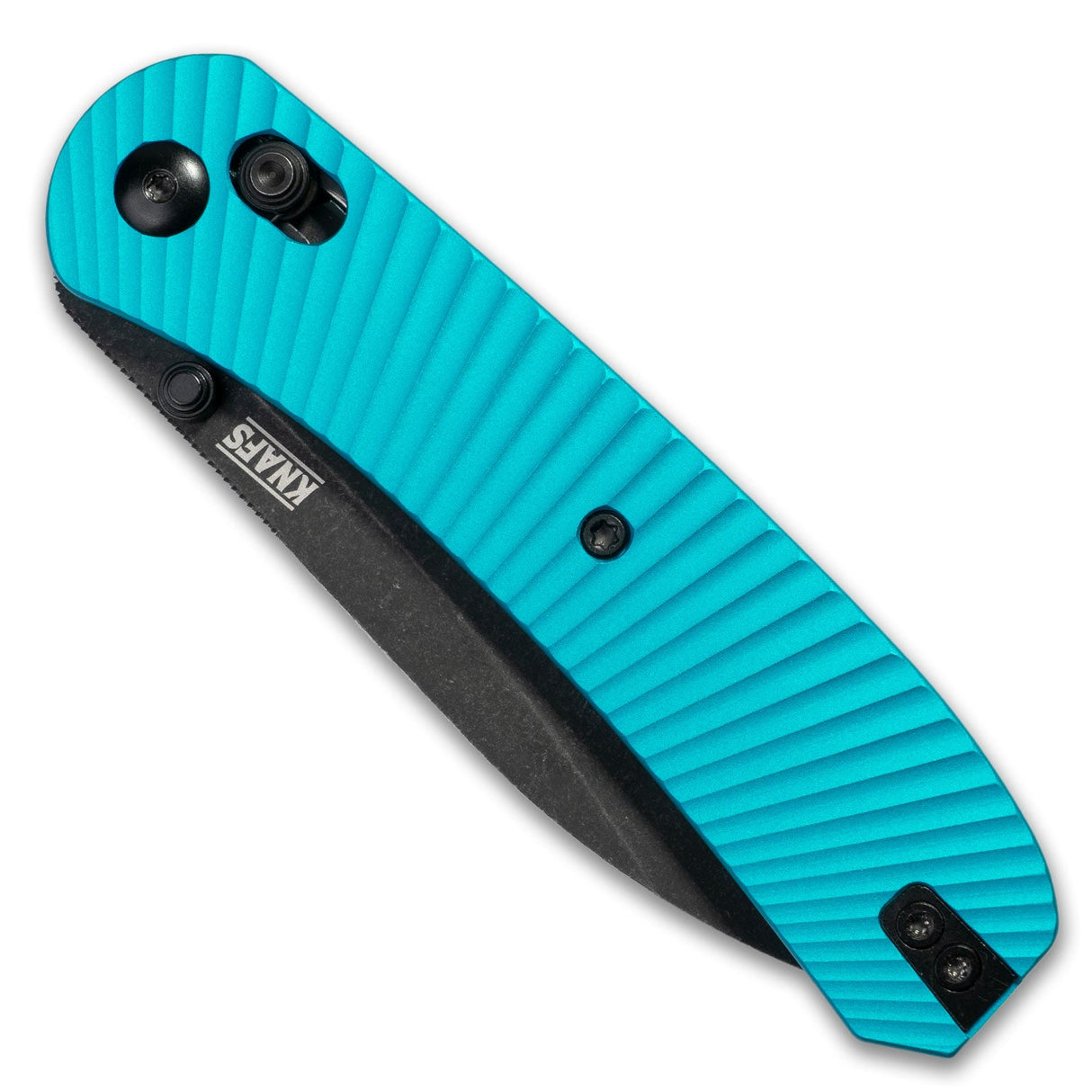 Lander 2 Knife Scales - Aluminum Solar Flare - Teal