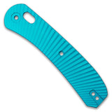 Lander 2 Knife Scales - Aluminum Solar Flare - Teal