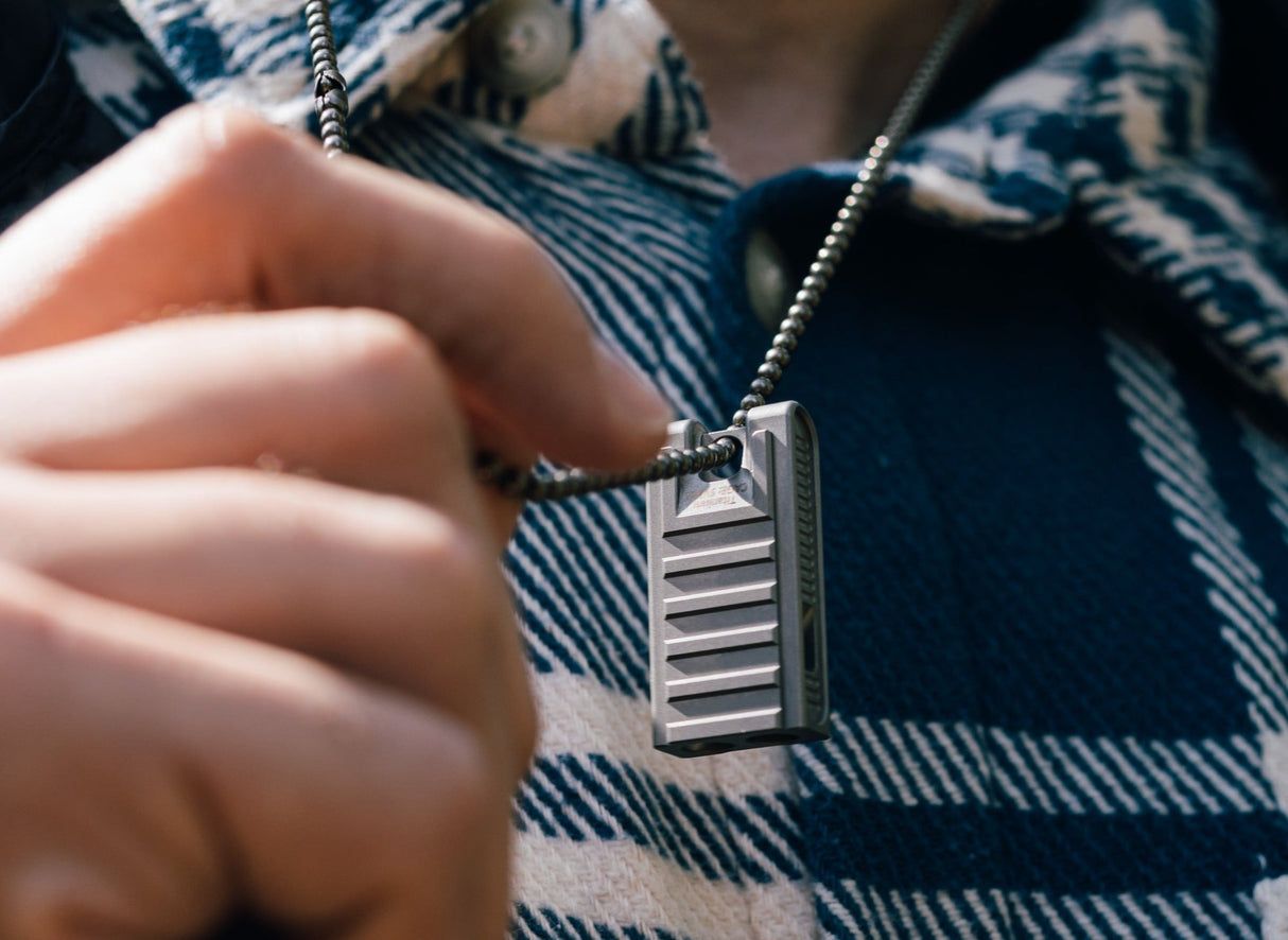 Abrams Unibody Titanium Whistle