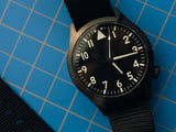 DLC Stainless Steel Pilot Automatic Watch by Maratac®