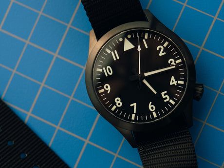 DLC Stainless Steel Pilot Automatic Watch by Maratac®