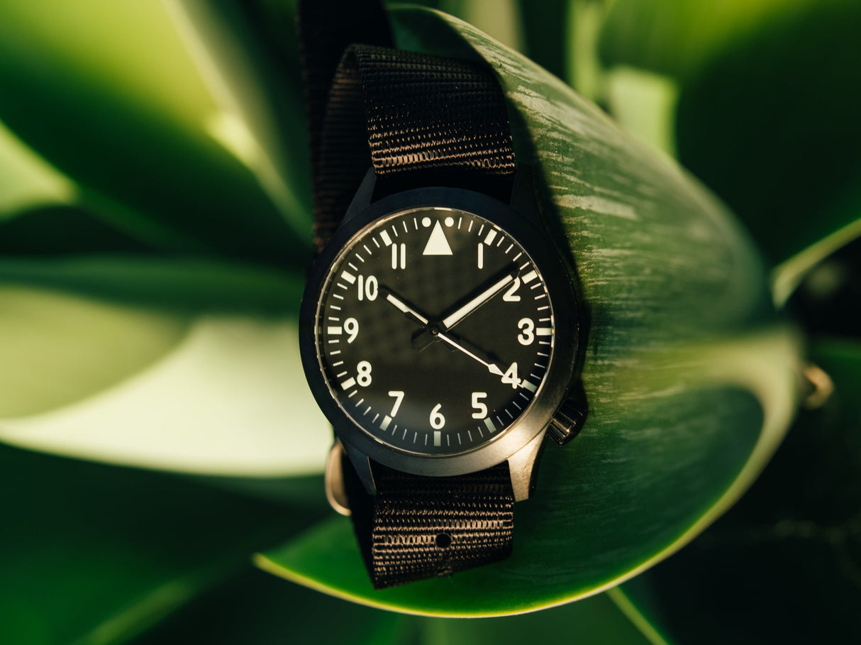 DLC Stainless Steel Pilot Automatic Watch by Maratac®