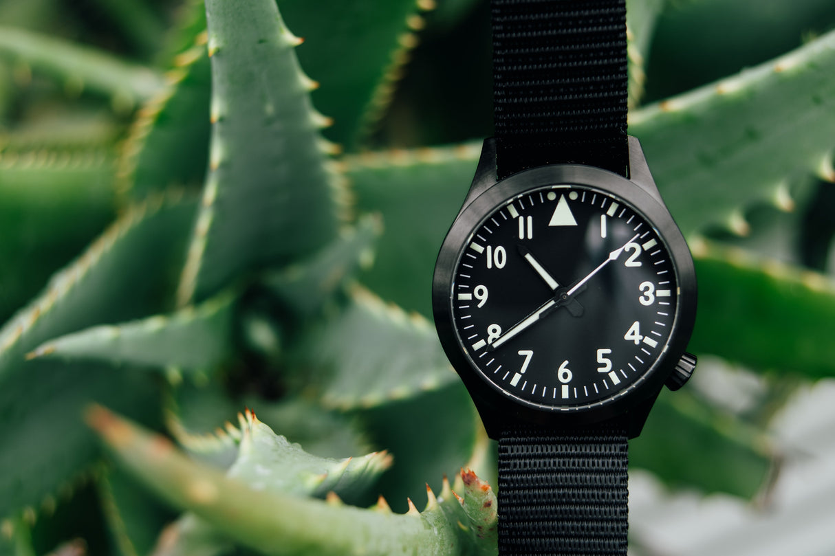 DLC Stainless Steel Pilot Automatic Watch by Maratac®