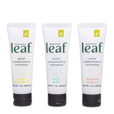 Leaf Toothpaste Variety Pack (3 Count, 1 oz Tube of each flavor)