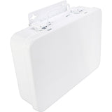 Metal First Aid Case, 16 Unit w/ Gasket - Horizontal - Empty