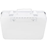 Metal First Aid Case, 16 Unit w/ Gasket - Horizontal - Empty