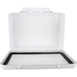 Metal First Aid Case, 16 Unit w/ Gasket - Horizontal - Empty