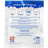 4" x 5" Urgent First Aid Instant Cold Compresses, Case of 125 - Best Price Online!