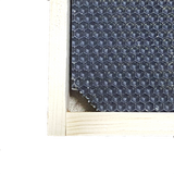 Medium, Black Plastic Foundation with Double Beeswax